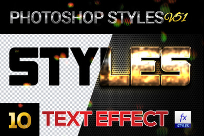 10 creative Photoshop Styles V51