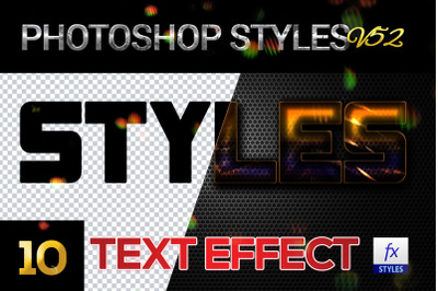 10 creative Photoshop Styles V52