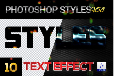 10 creative Photoshop Styles V58