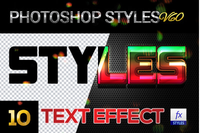 10 creative Photoshop Styles V60