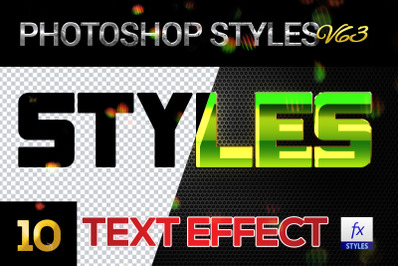 10 creative Photoshop Styles V63