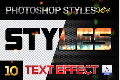 10 creative Photoshop Styles V64