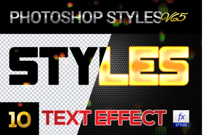 10 creative Photoshop Styles V65