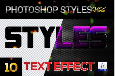 10 creative Photoshop Styles V66