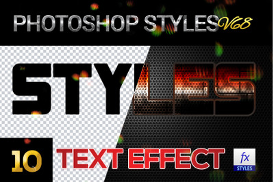 10 creative Photoshop Styles V68