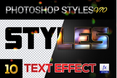 10 creative Photoshop Styles V70