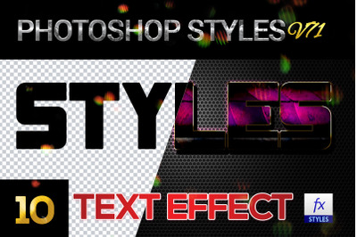 10 creative Photoshop Styles V71