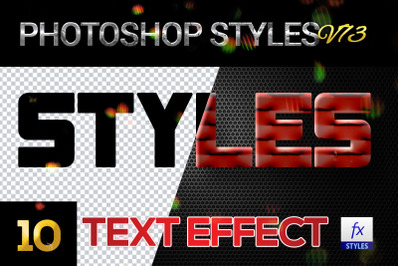 10 creative Photoshop Styles V73