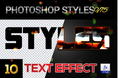 10 creative Photoshop Styles V75