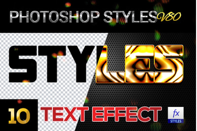 10 creative Photoshop Styles V80