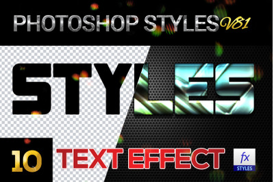 10 creative Photoshop Styles V81