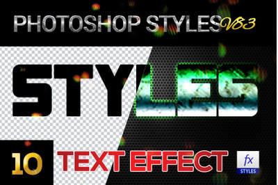 10 creative Photoshop Styles V83