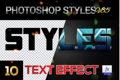 10 creative Photoshop Styles V85