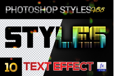 10 creative Photoshop Styles V88