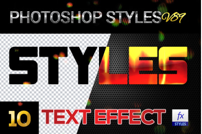 10 creative Photoshop Styles V89