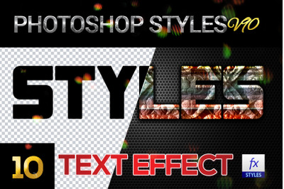 10 creative Photoshop Styles V90