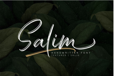 Salim - Handwritten Font
