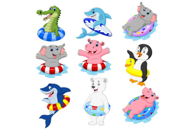 Animals with Inflatable Ring Collection