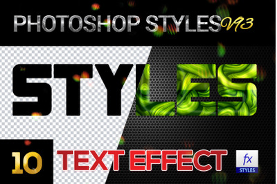 10 creative Photoshop Styles V93