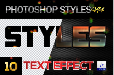 10 creative Photoshop Styles V94