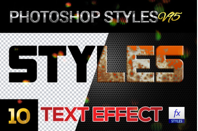 10 creative Photoshop Styles V95