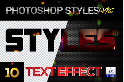 10 creative Photoshop Styles V96