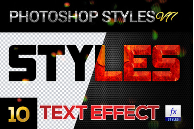 10 creative Photoshop Styles V97