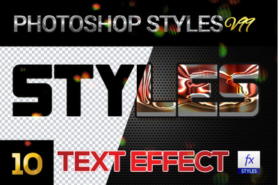 10 creative Photoshop Styles V99