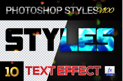 10 creative Photoshop Styles V100