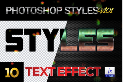 10 creative Photoshop Styles V101