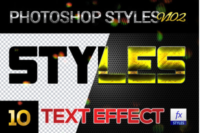 10 creative Photoshop Styles V102