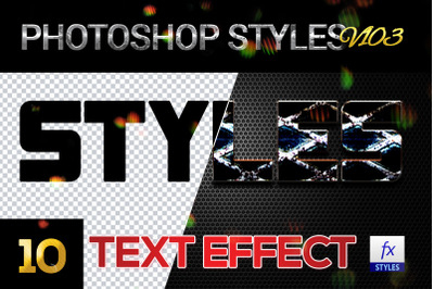 10 creative Photoshop Styles V103