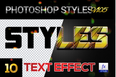 10 creative Photoshop Styles V105