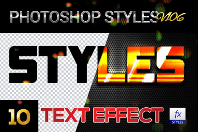 10 creative Photoshop Styles V106