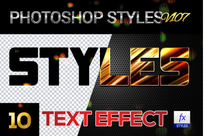 10 creative Photoshop Styles V107