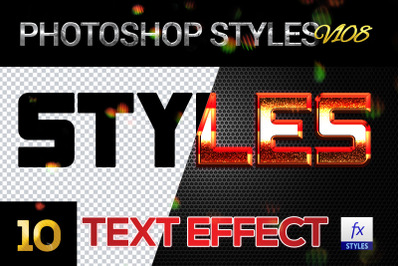 10 creative Photoshop Styles V108