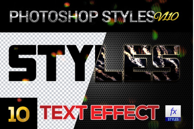 10 creative Photoshop Styles V110