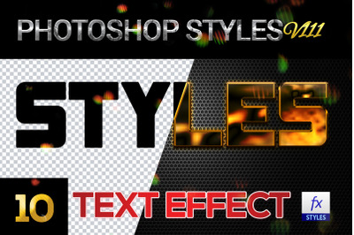 10 creative Photoshop Styles V111