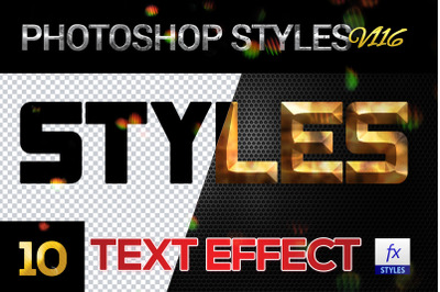 10 creative Photoshop Styles V116