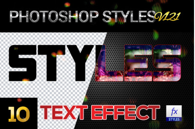 10 creative Photoshop Styles V121