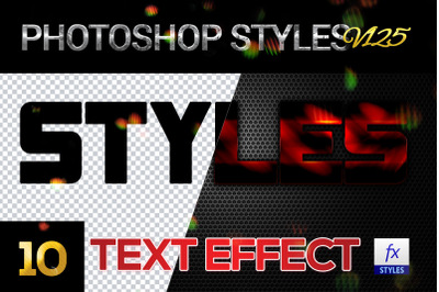 10 creative Photoshop Styles V125