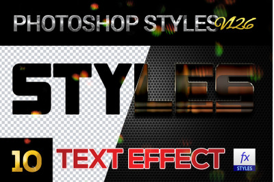 10 creative Photoshop Styles V126