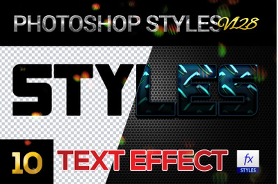 10 creative Photoshop Styles V128