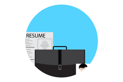 Job search icon for application