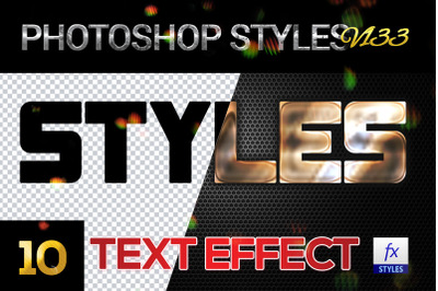 10 creative Photoshop Styles V133