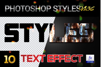 10 creative Photoshop Styles V136