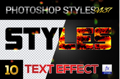 10 creative Photoshop Styles V137