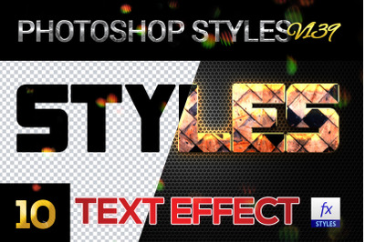 10 creative Photoshop Styles V139