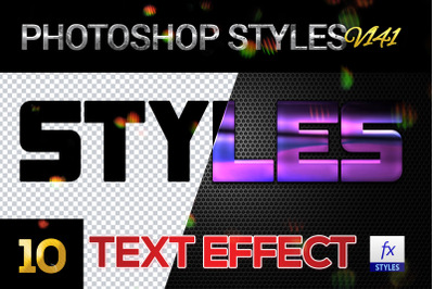 10 creative Photoshop Styles V141