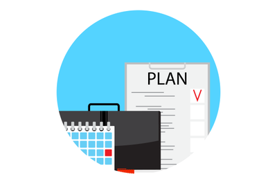 Making monthly business plan for deadline